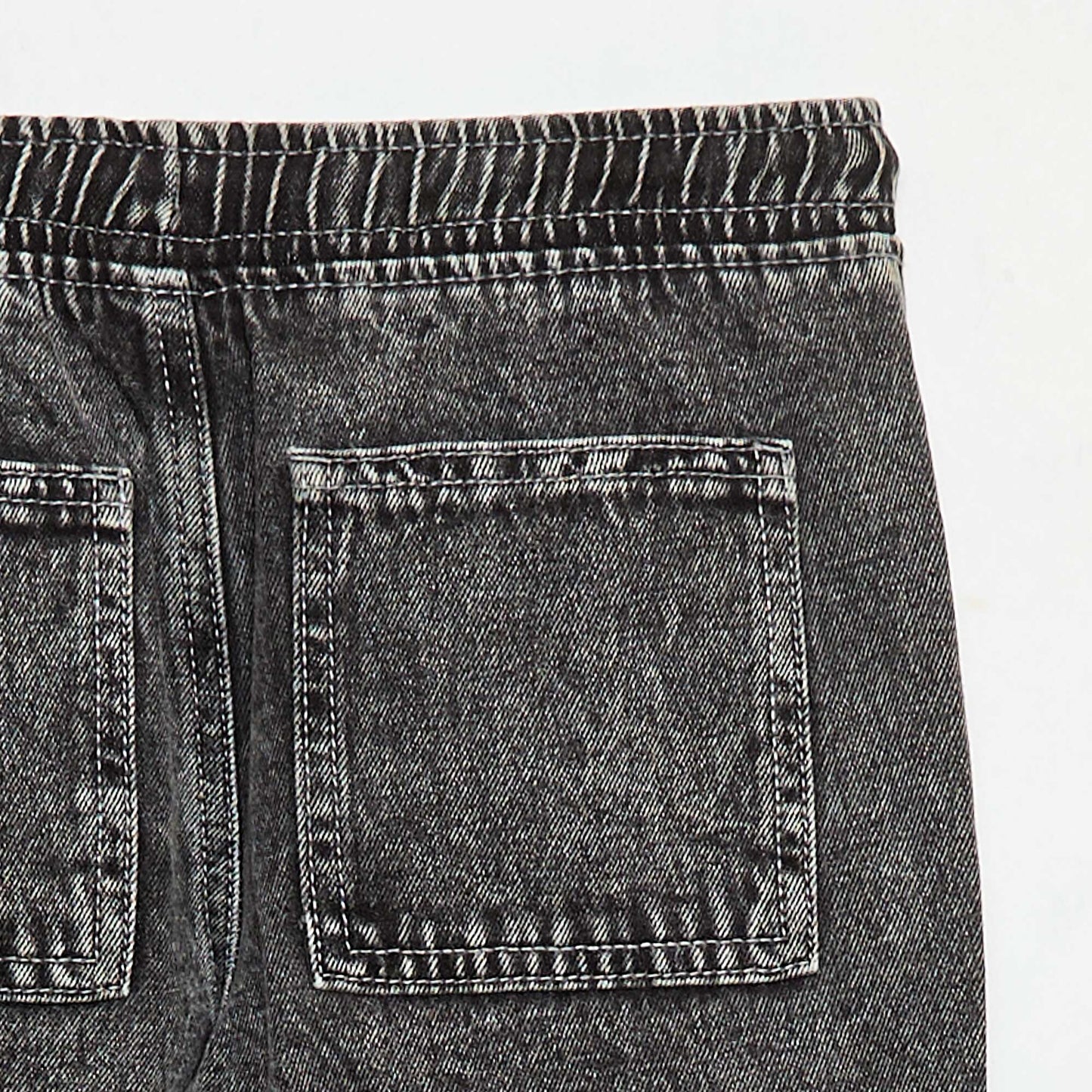 Elasticated multi-pocket trousers GREY