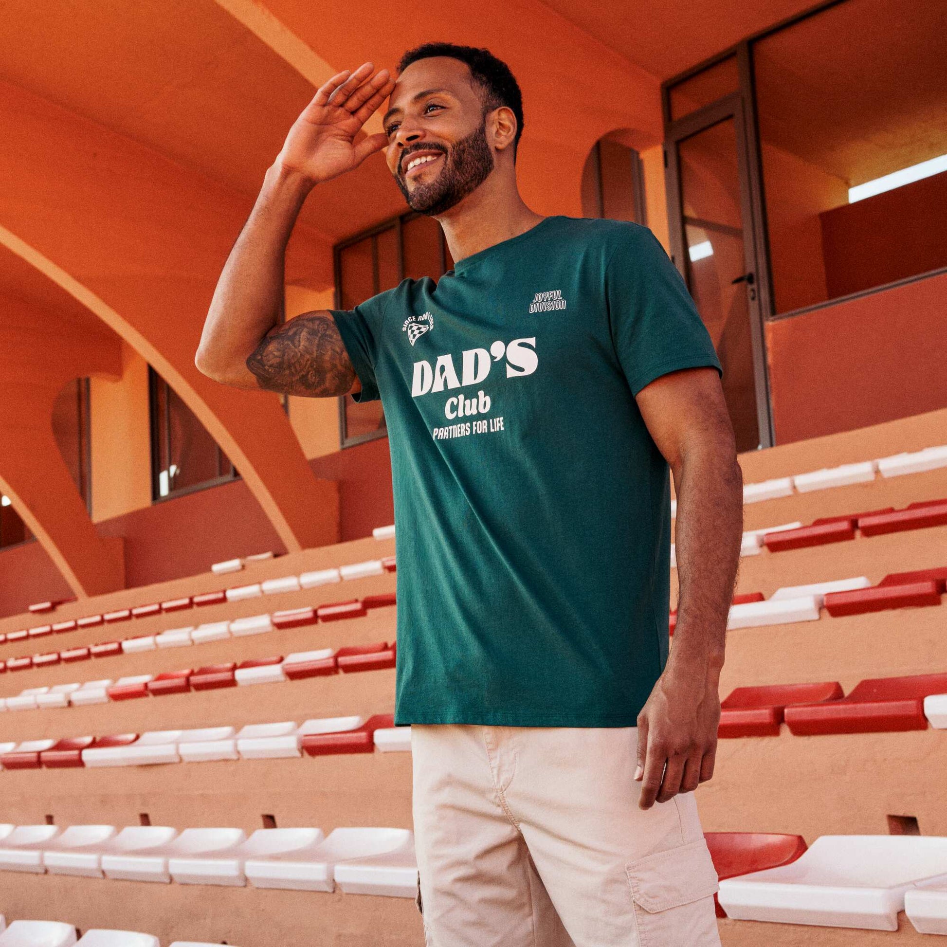 Printed Front and Back Short-Sleeve Jersey T-shirt GREEN