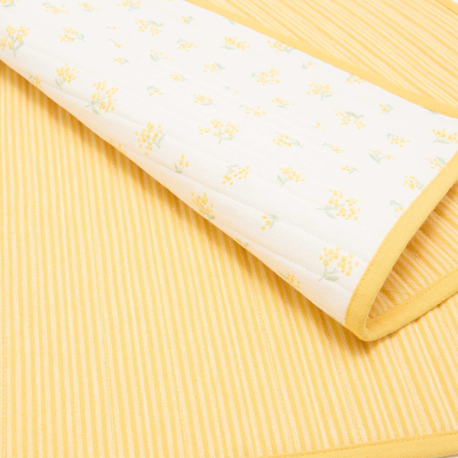 Set of 2 Checkered Placemats YELLOW