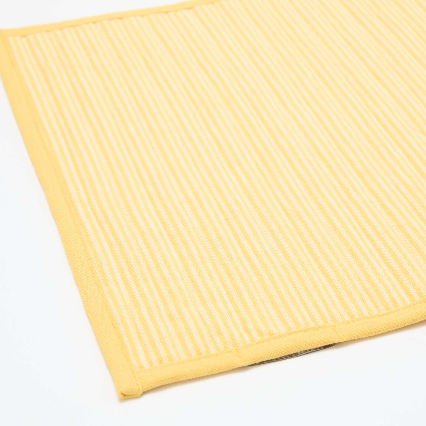 Set of 2 Checkered Placemats YELLOW