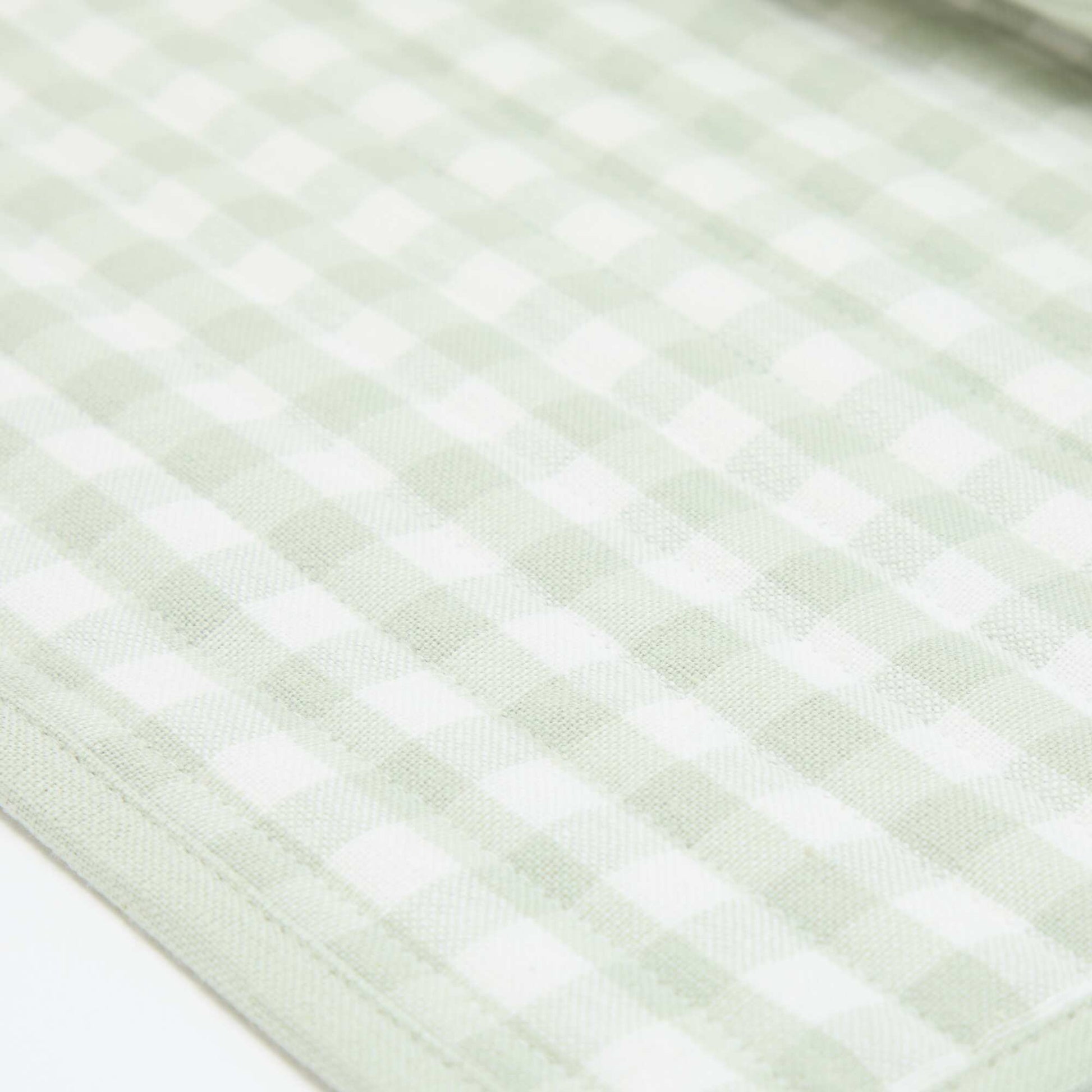 Set of 2 Checkered Placemats GREEN