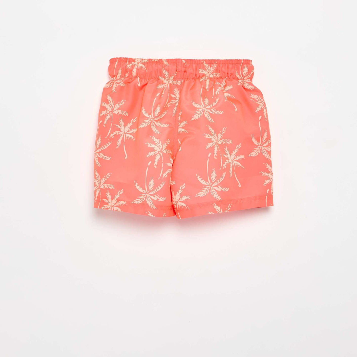 All-over \'sea\' print swim shorts ORANGE