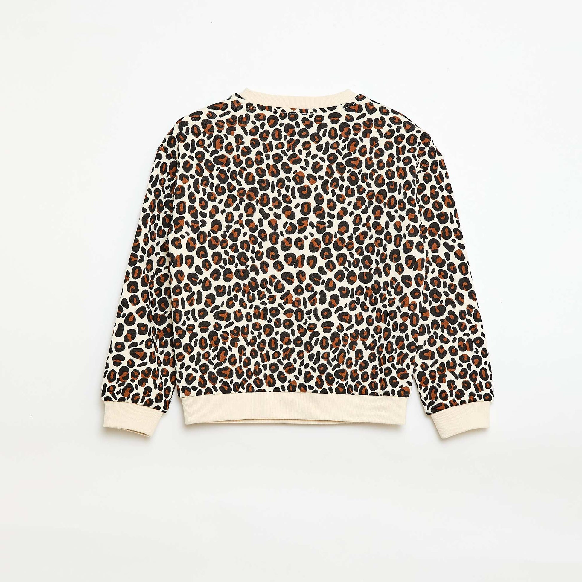 Round Neck Sweatshirt - Valentine's Day WHITE