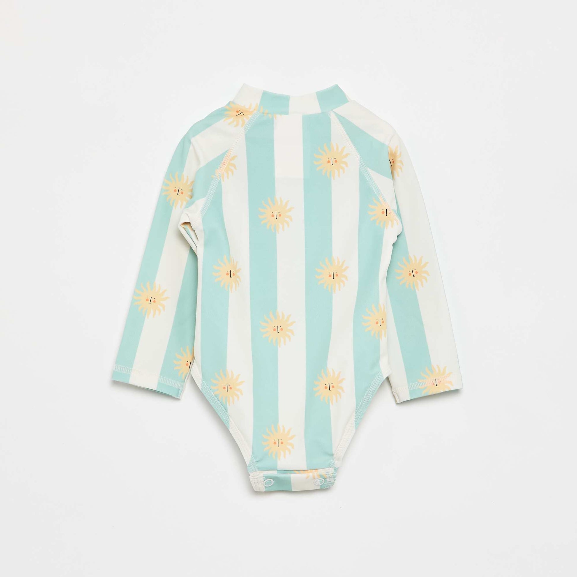 Long-sleeved swimsuit bodysuit BLUE