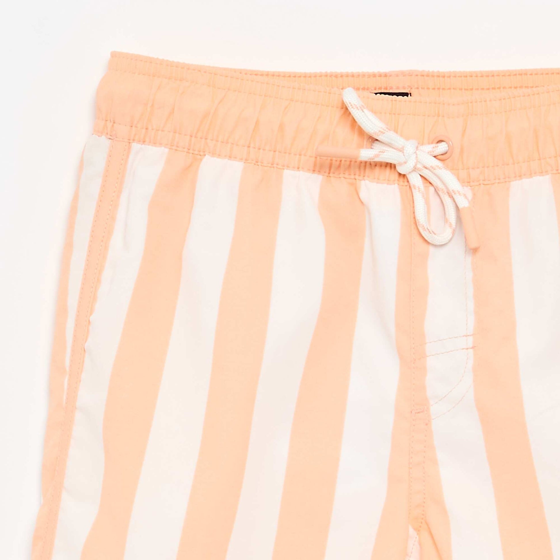 Striped Swim Shorts ORANGE