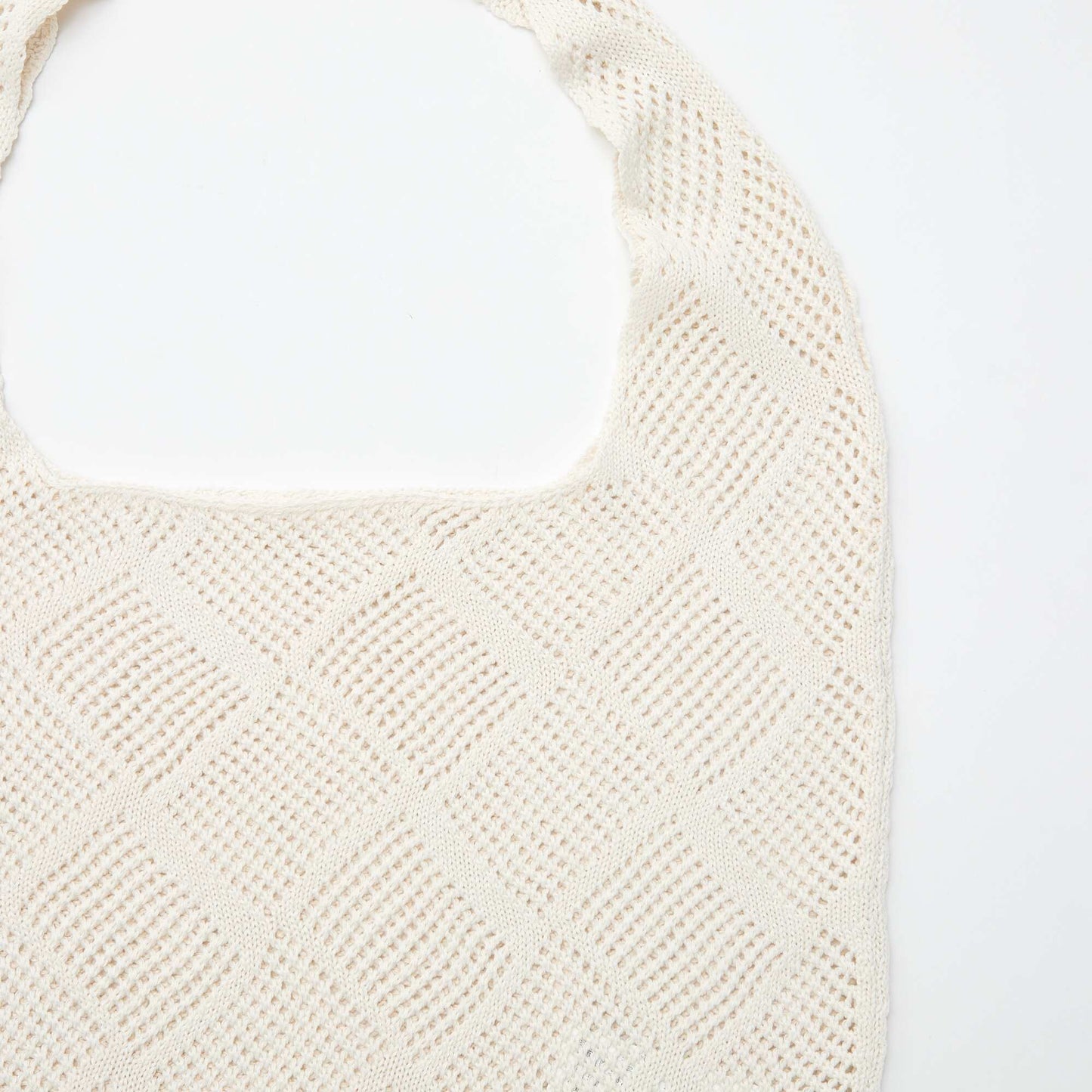 Mesh shoulder bag BEIGE