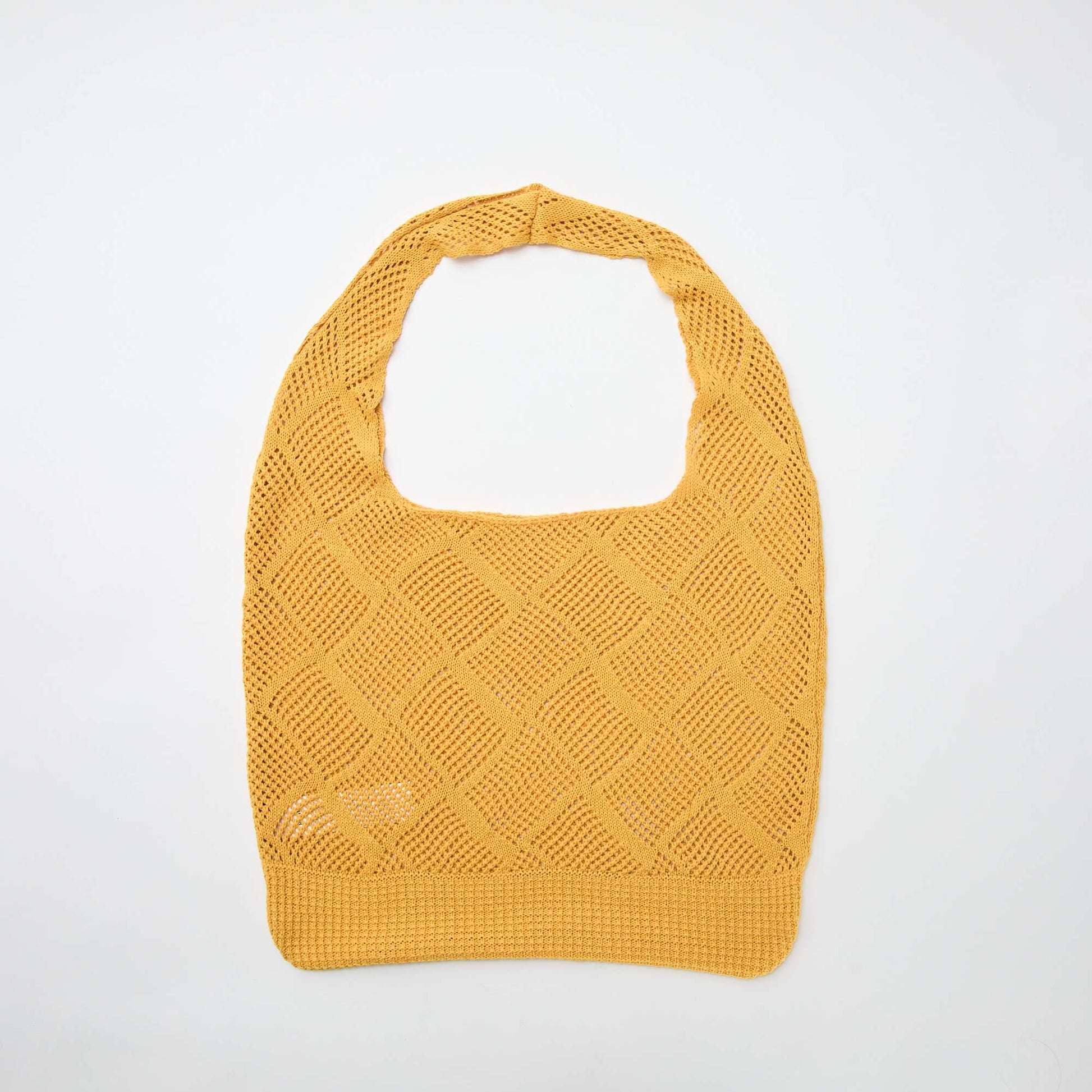 Mesh shoulder bag YELLOW