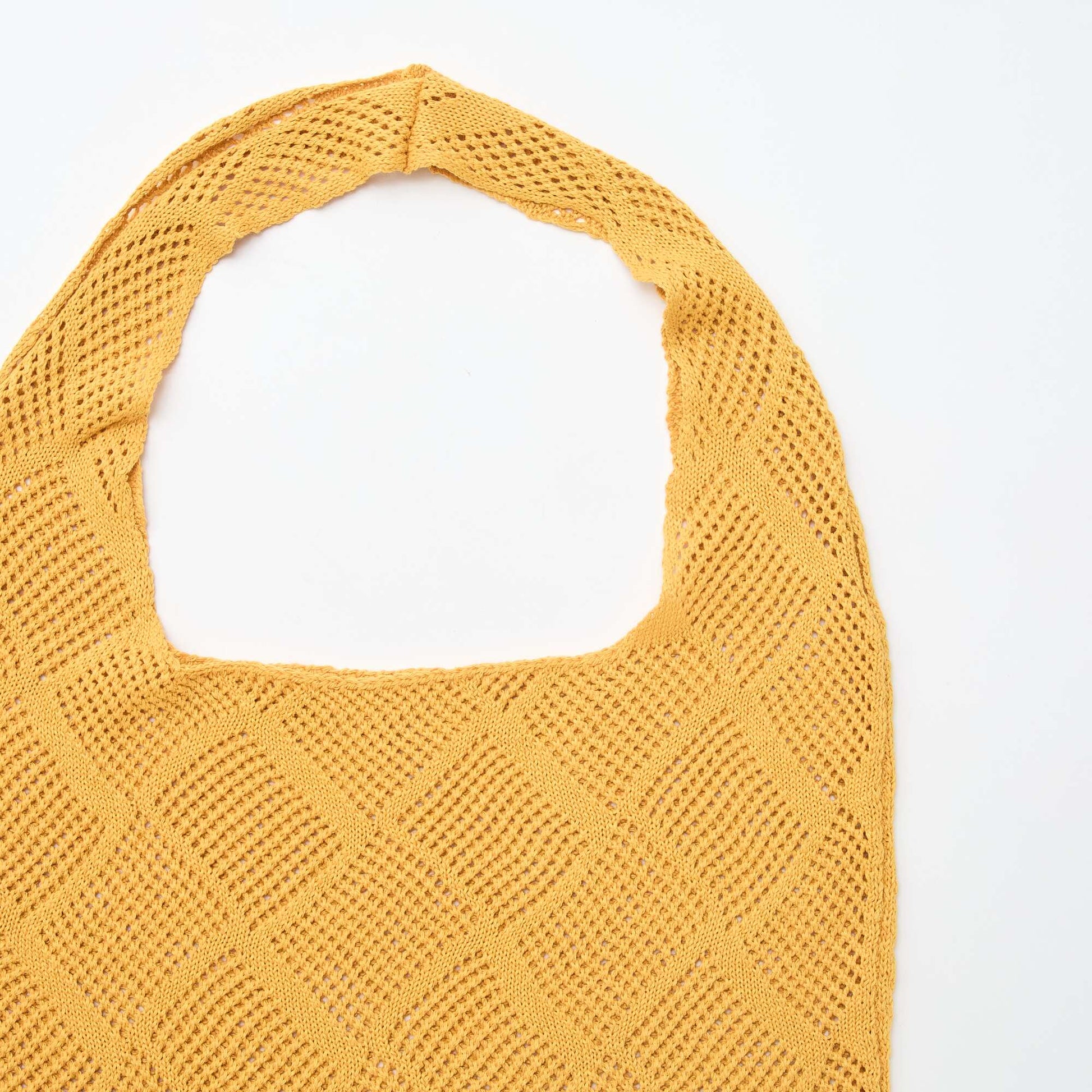 Mesh shoulder bag YELLOW