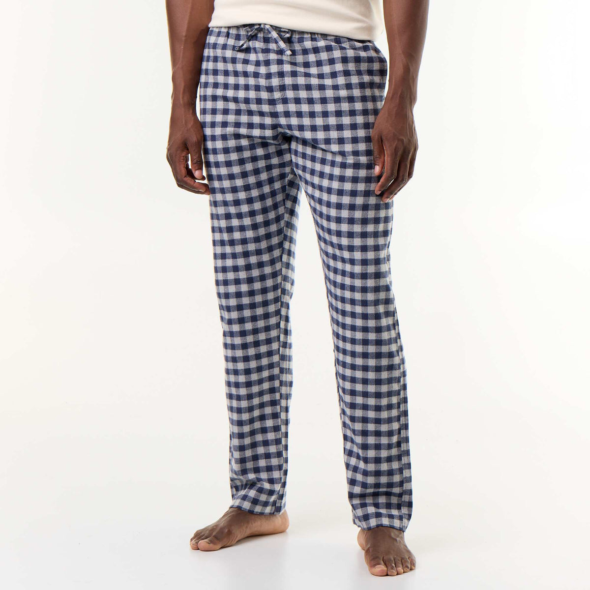 Pajama bottoms with 2 pockets BLUE