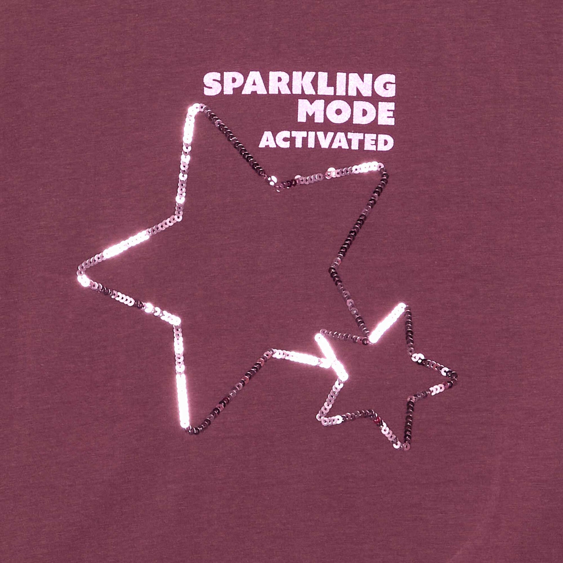 Long-sleeved T-shirt with graphic PURPLE