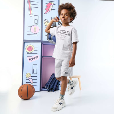2-Piece Shorts and T-Shirt Set GREY