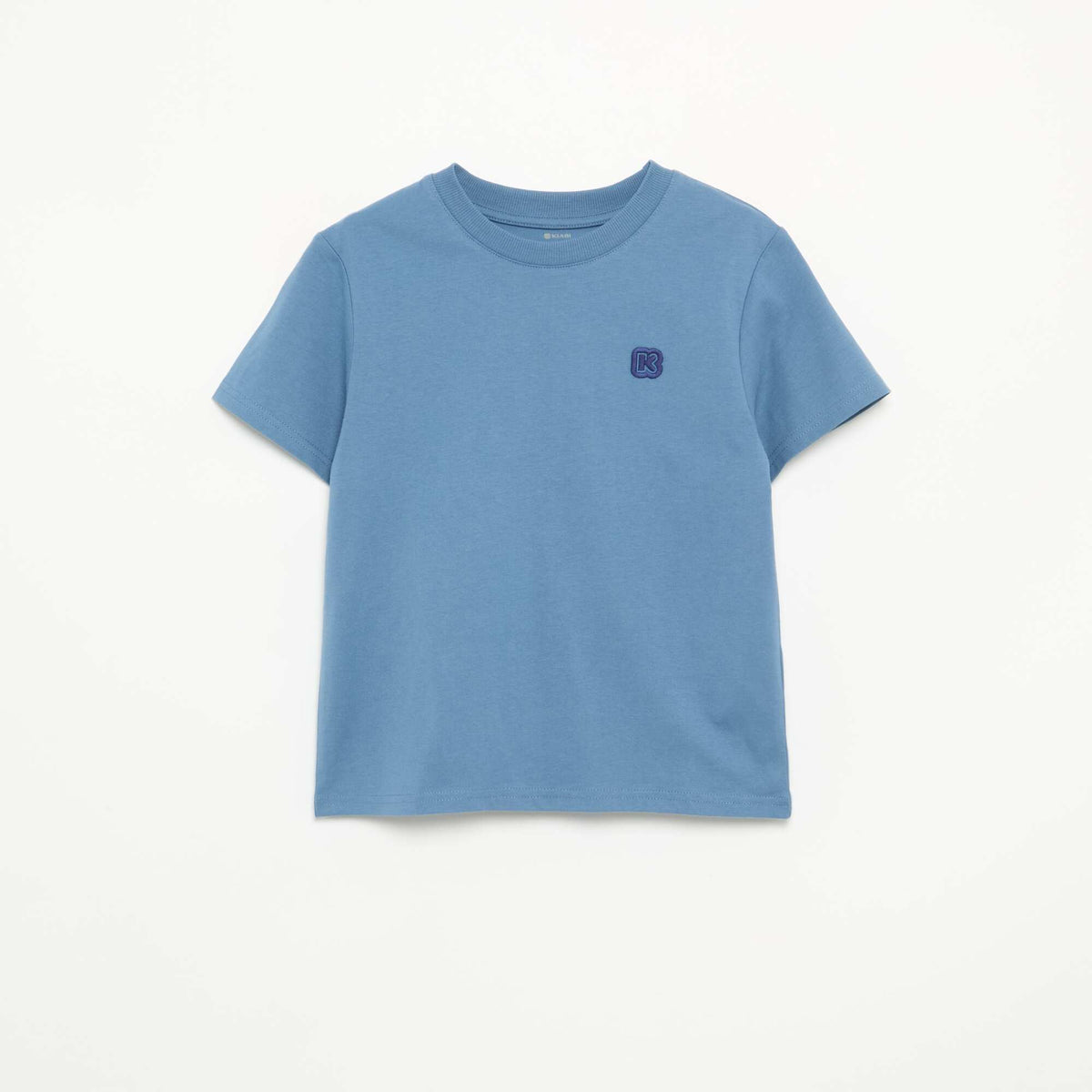 Plain short-sleeved crew neck t-shirt - Kiabi BLUE