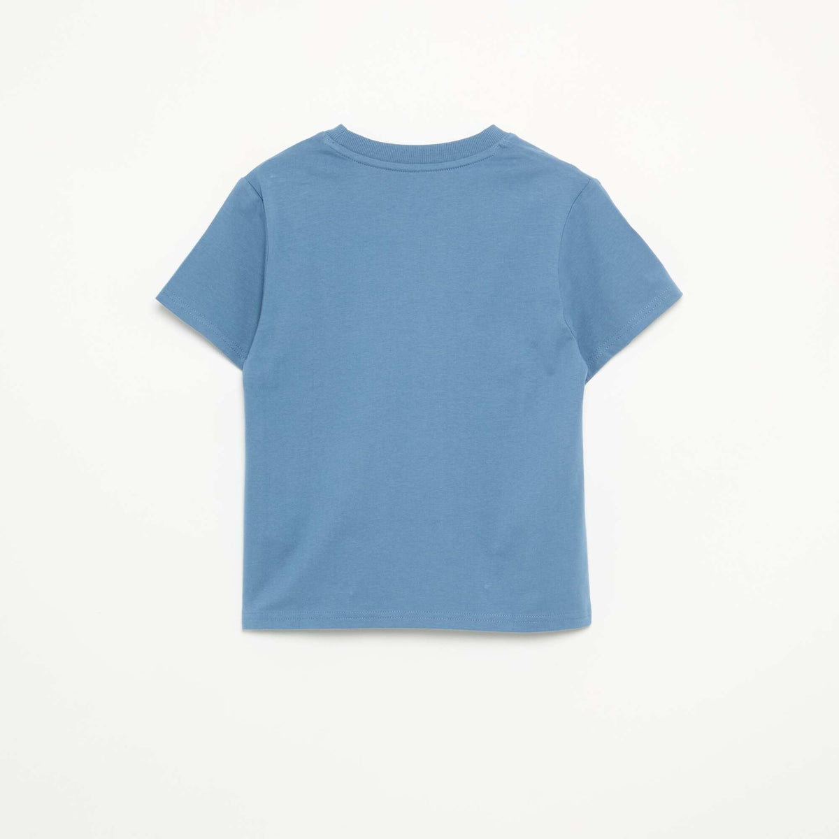 Plain short-sleeved crew neck t-shirt - Kiabi BLUE