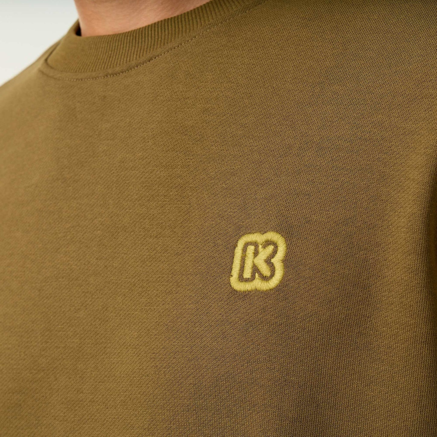 Round Neck Sweatshirt - Kiabi GREEN