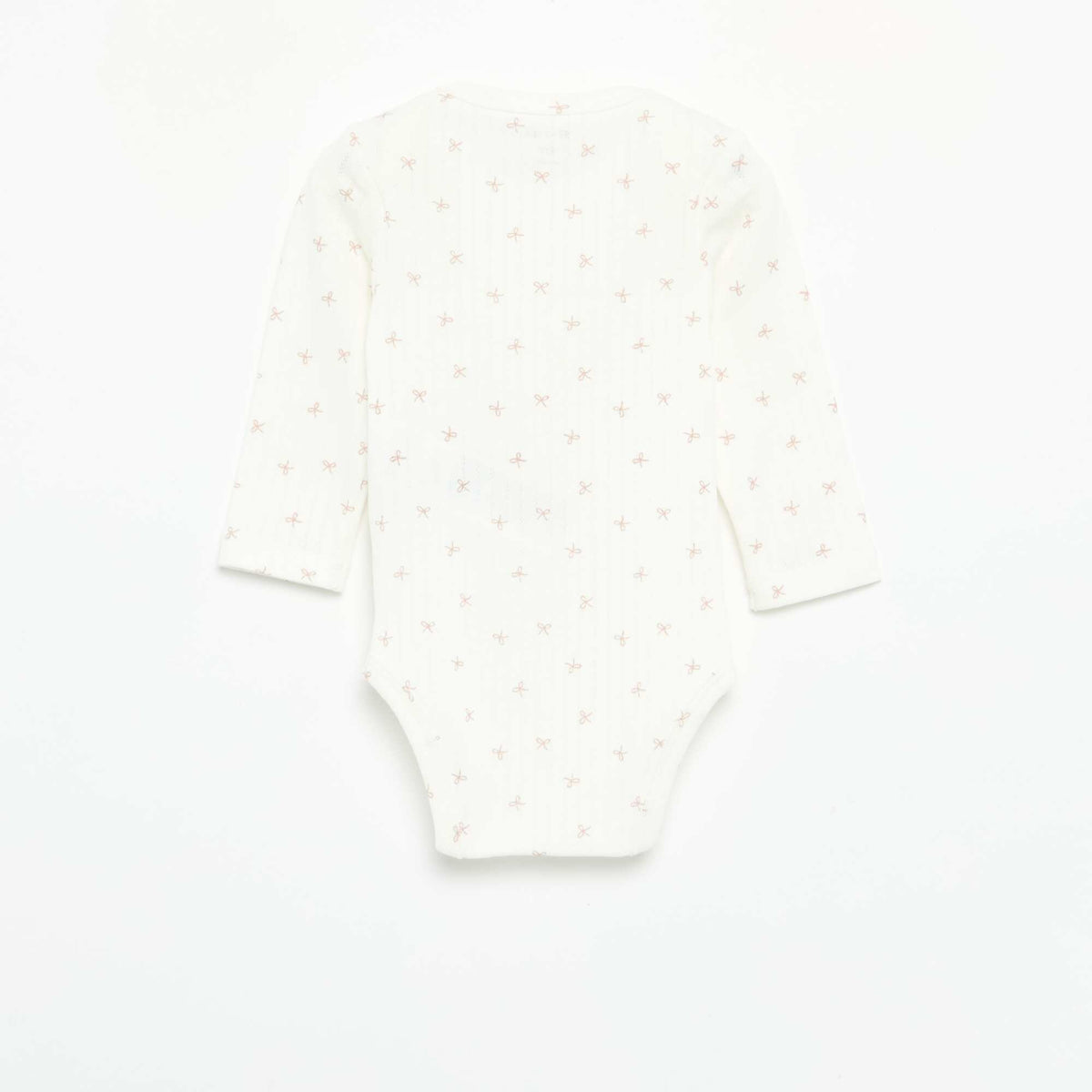 Pack of 2 long-sleeved bodysuits BEIGE