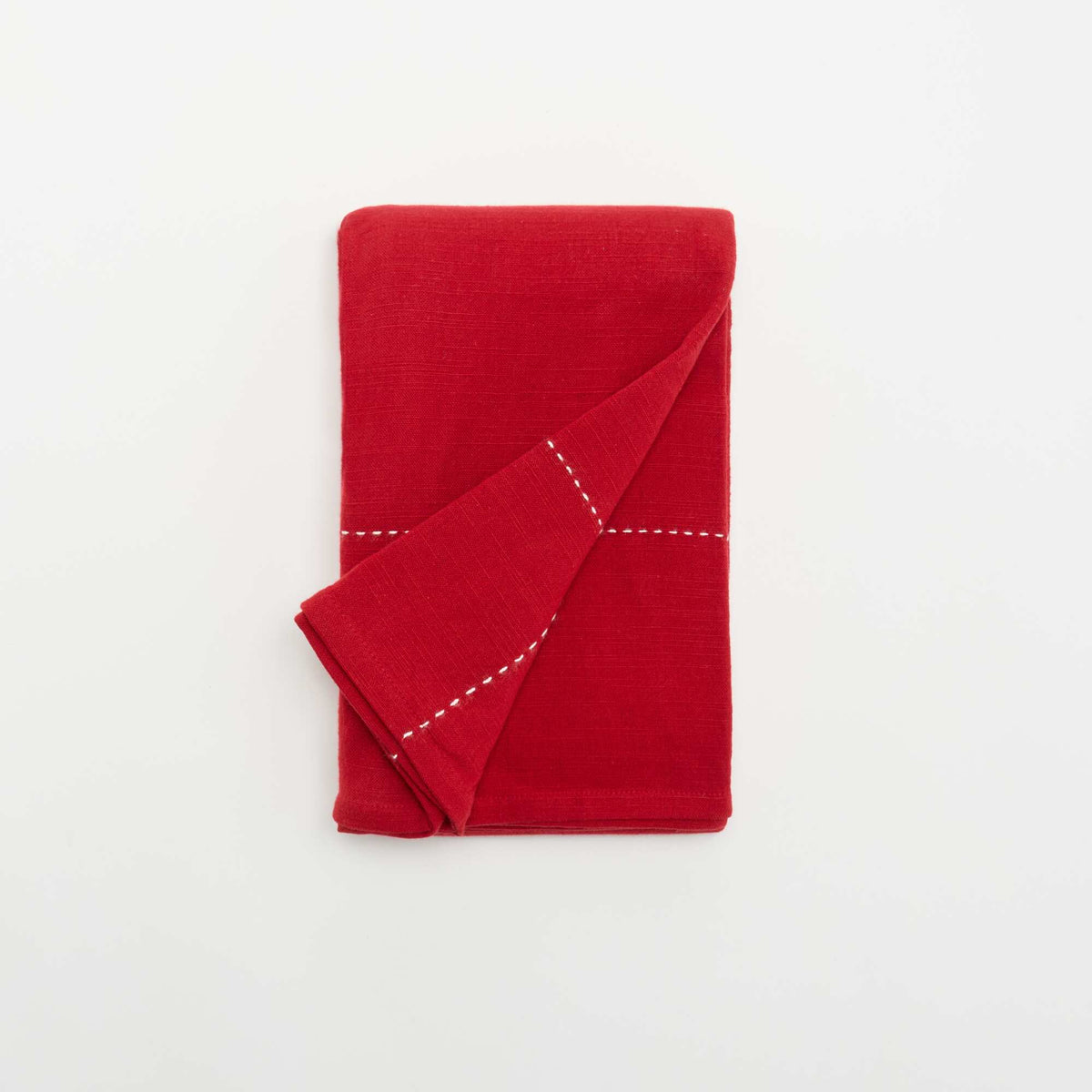 Solid Christmas Tablecloth - KIABI Home RED
