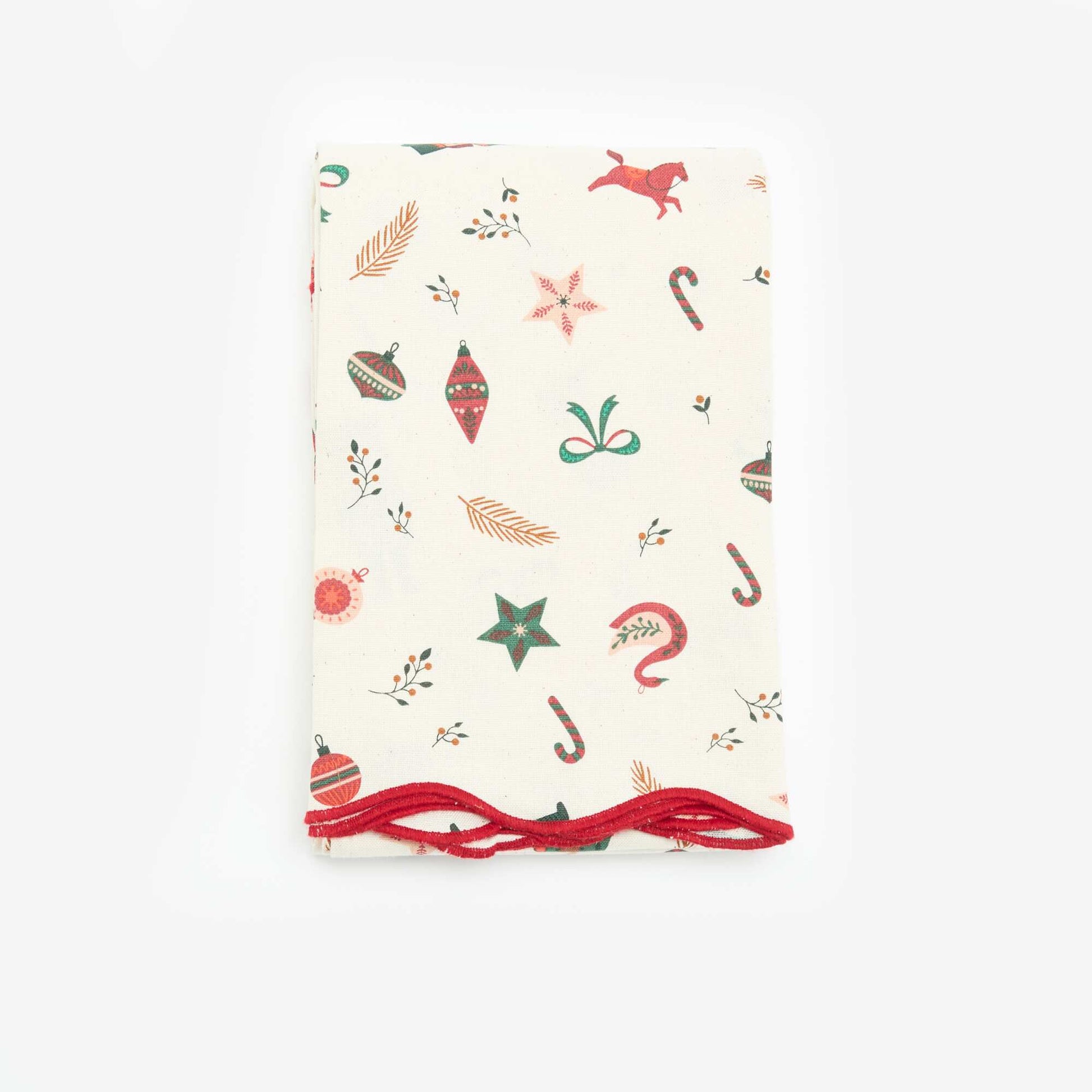Christmas Tablecloth - KIABI Home ECRU