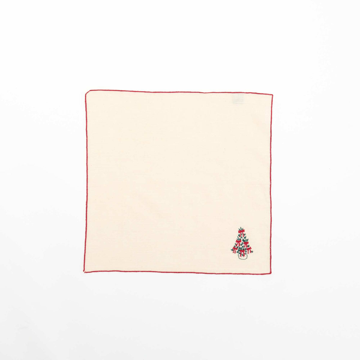 Set of 2 'Christmas' Napkins ECRU