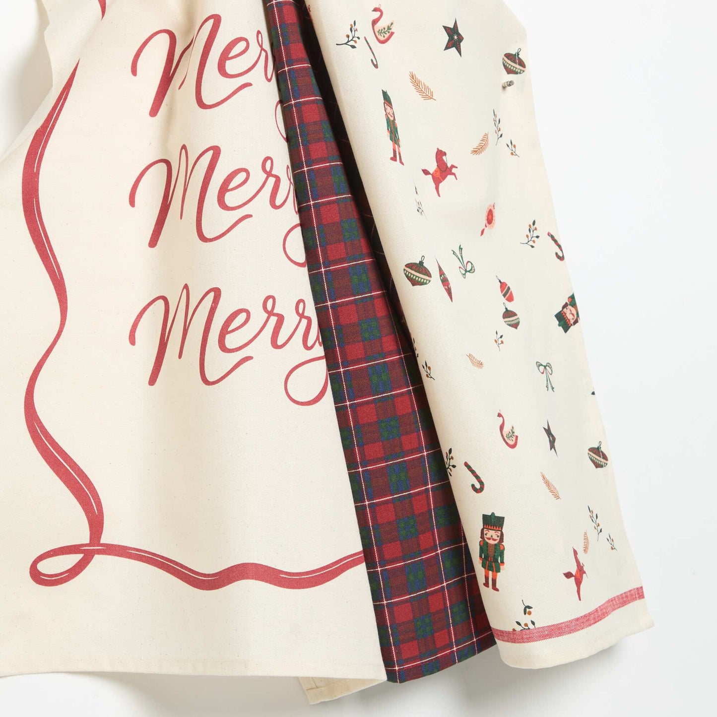 Set of 3 Printed Tea Towels - KIABI Home ECRU