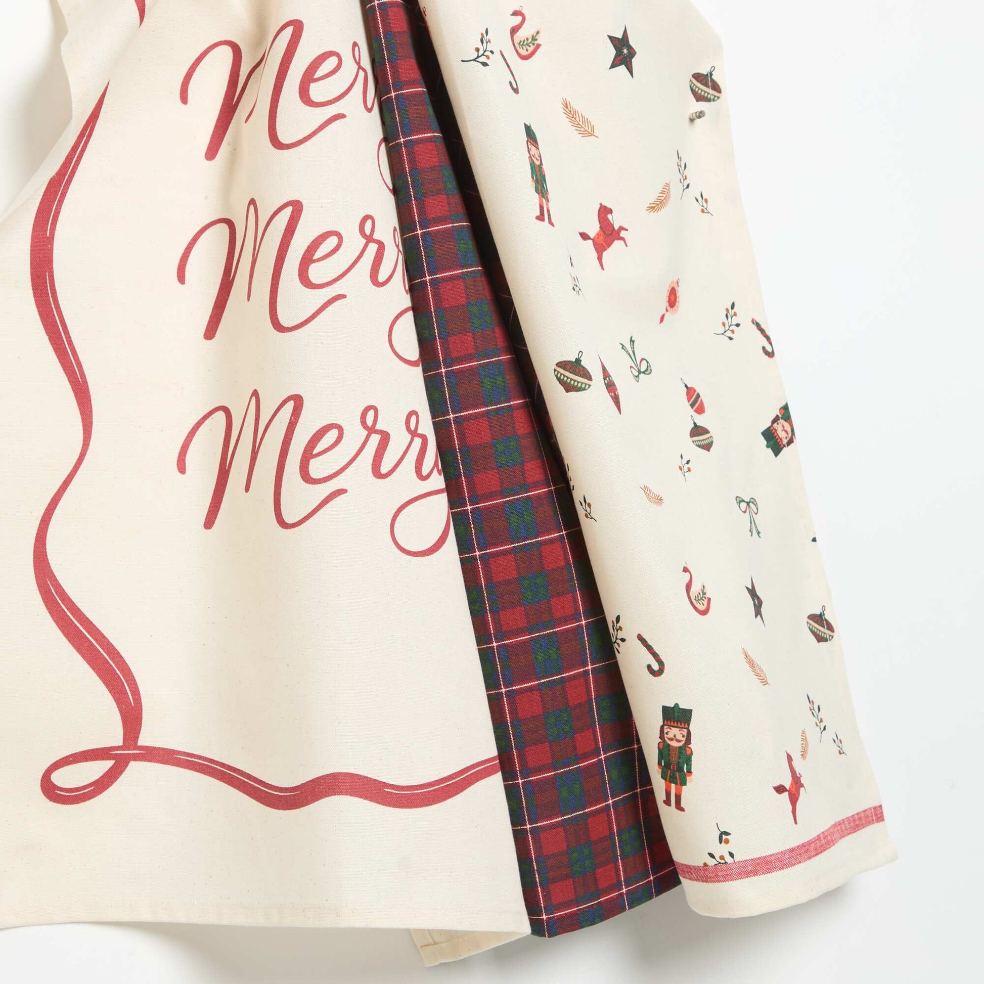 Set of 3 Printed Tea Towels - KIABI Home ECRU