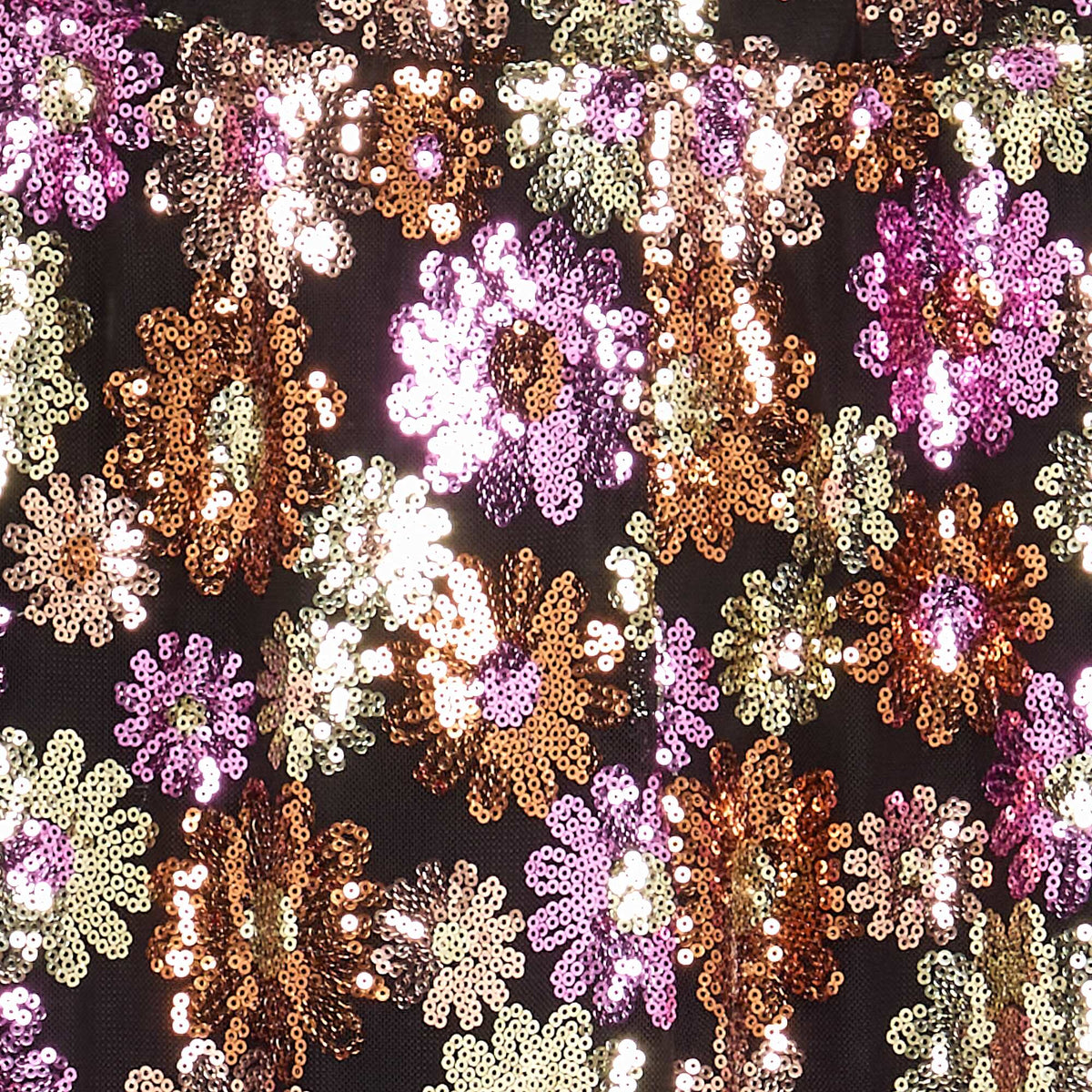 Sequin wide-leg trousers PINK