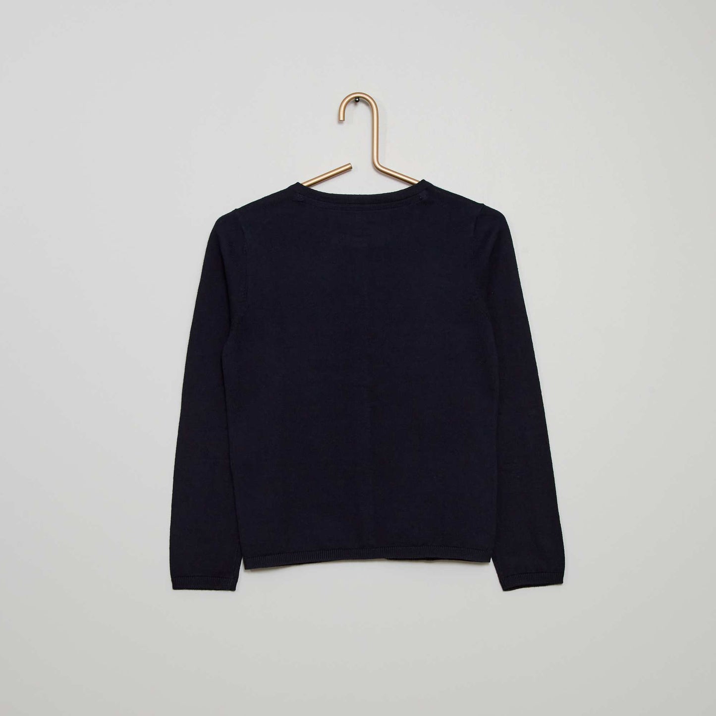 Fine knit cardigan blue