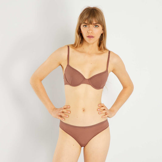 Microfibre briefs BROWN