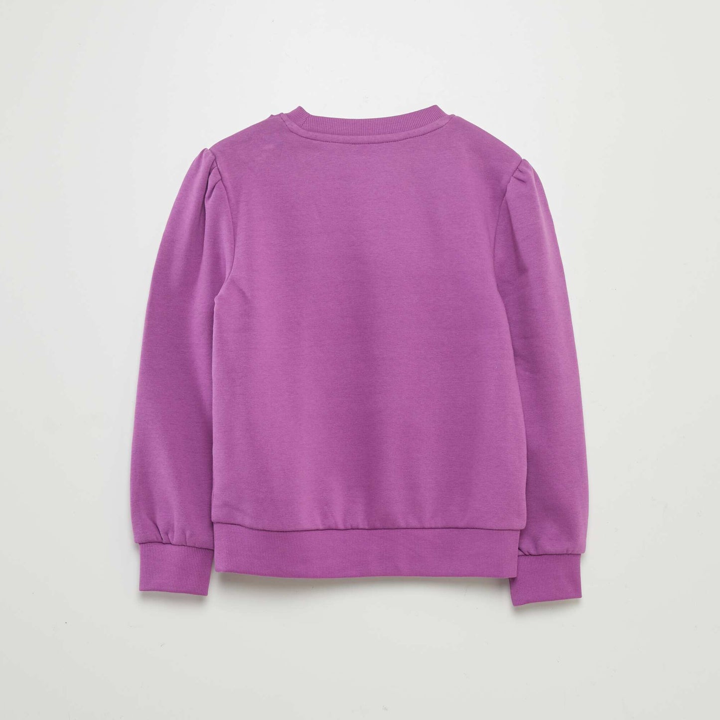 Round neck sweatshirt PURPLE