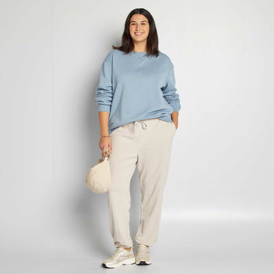Sweatshirt fabric joggers GREY