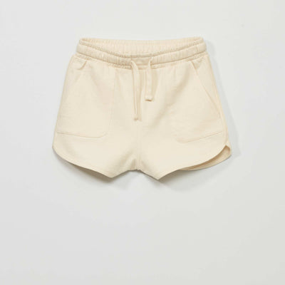 Shorts with large pockets BEIGE