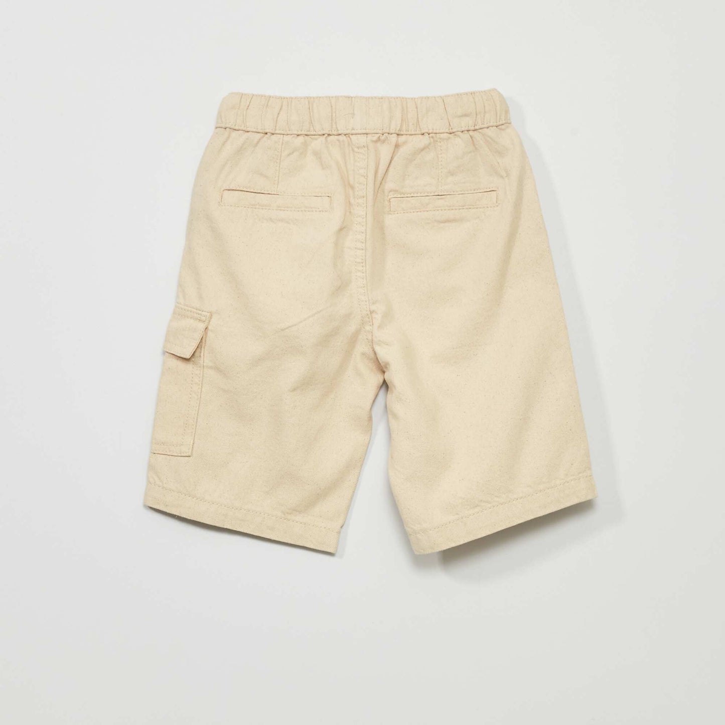 Bermuda shorts with flap pockets BEIGE