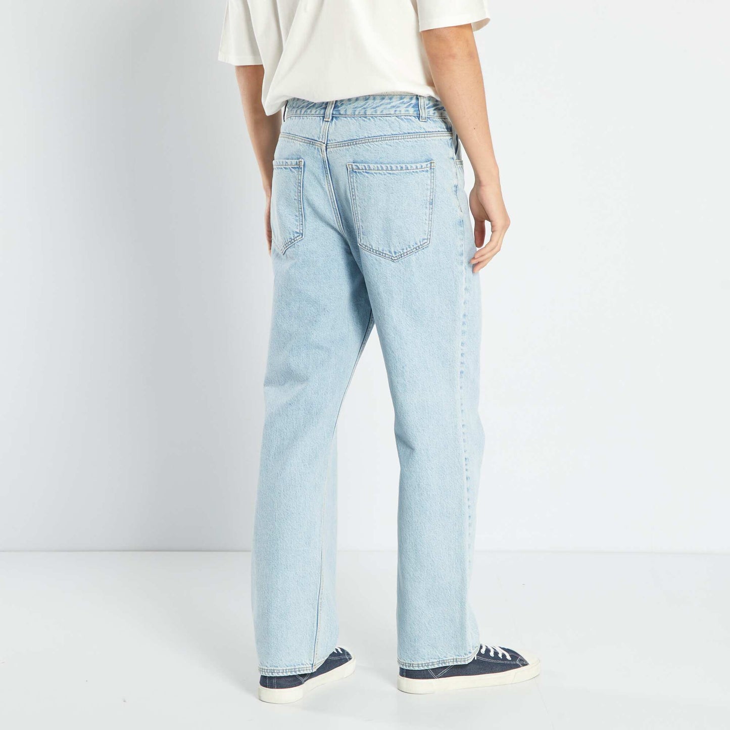 Wide-leg 5-pocket jeans Blue