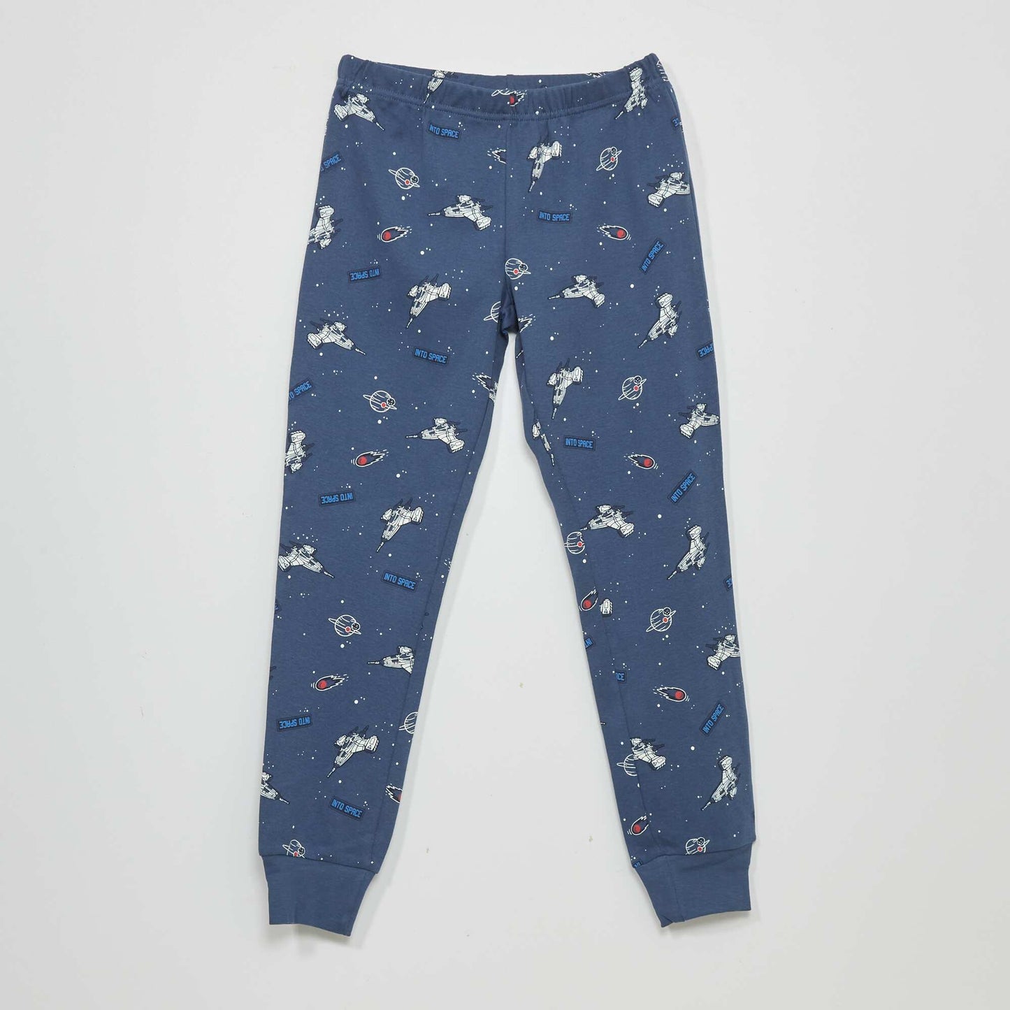 Long pyjamas with all-over print BLUE