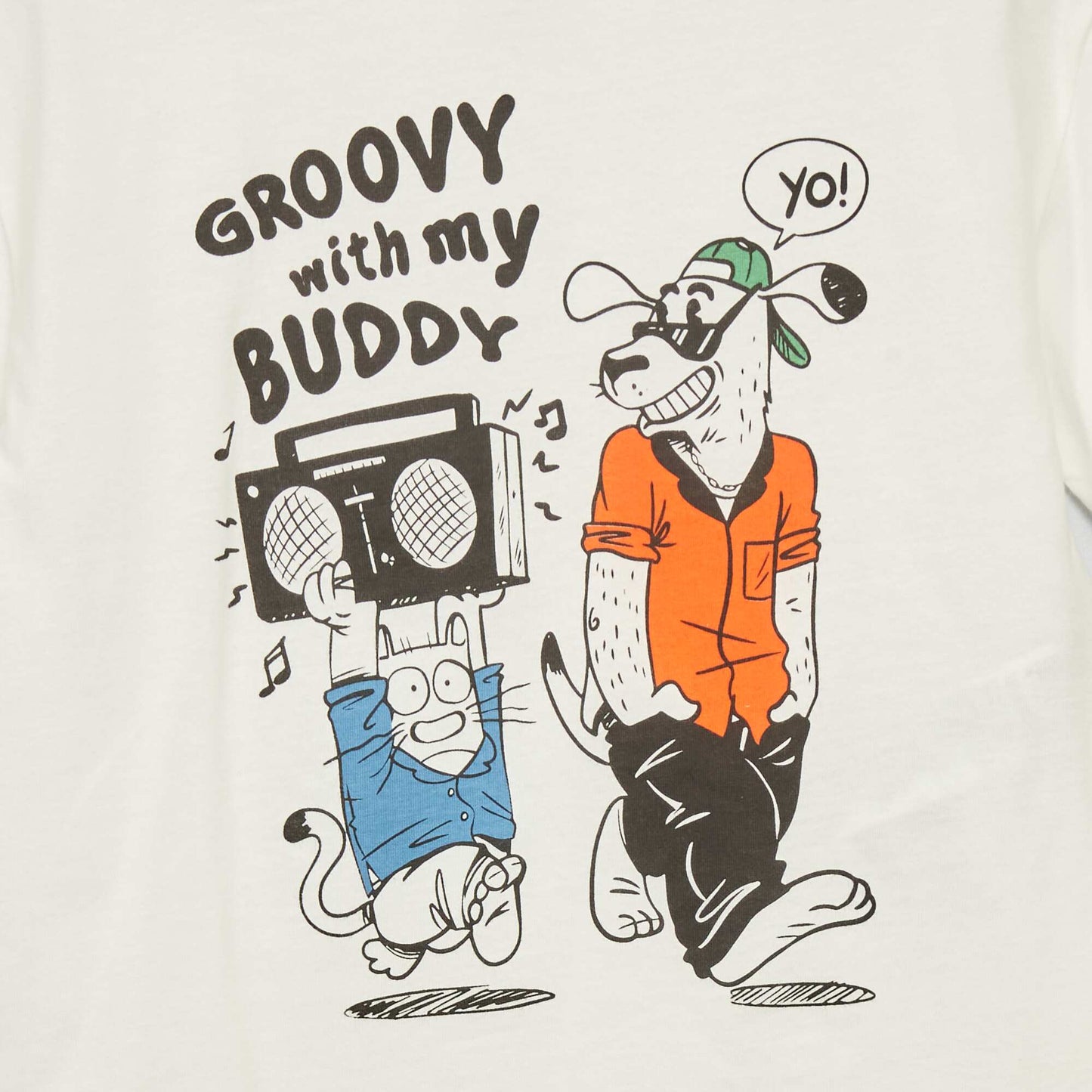 Short-sleeved printed T-shirt SNOW_BUDDY