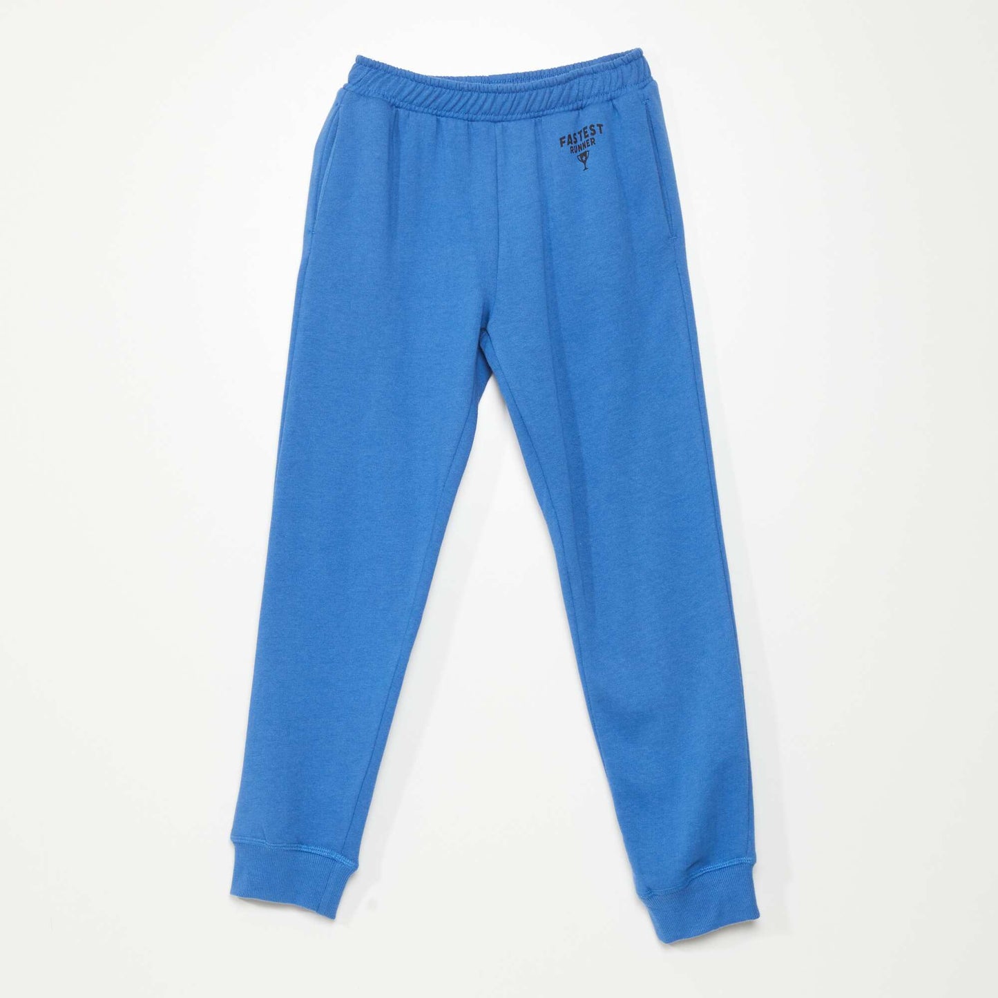 Sweatshirt fabric joggers Blue