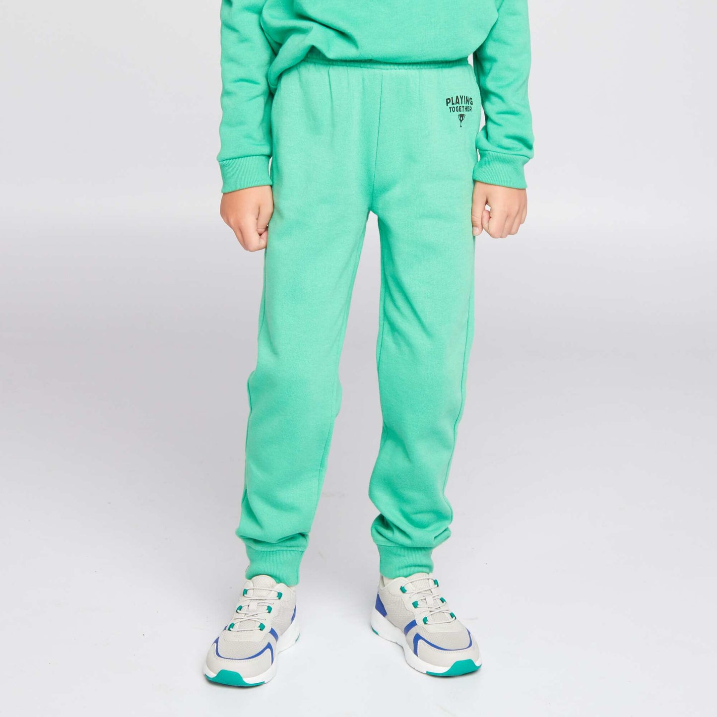Sweatshirt fabric joggers Green