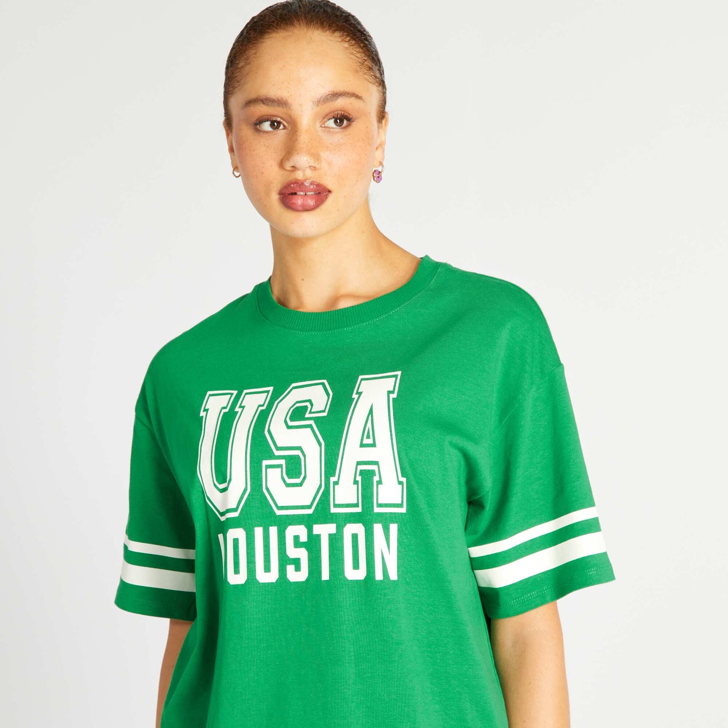 Houston short-sleeved T-shirt GREENPMA3