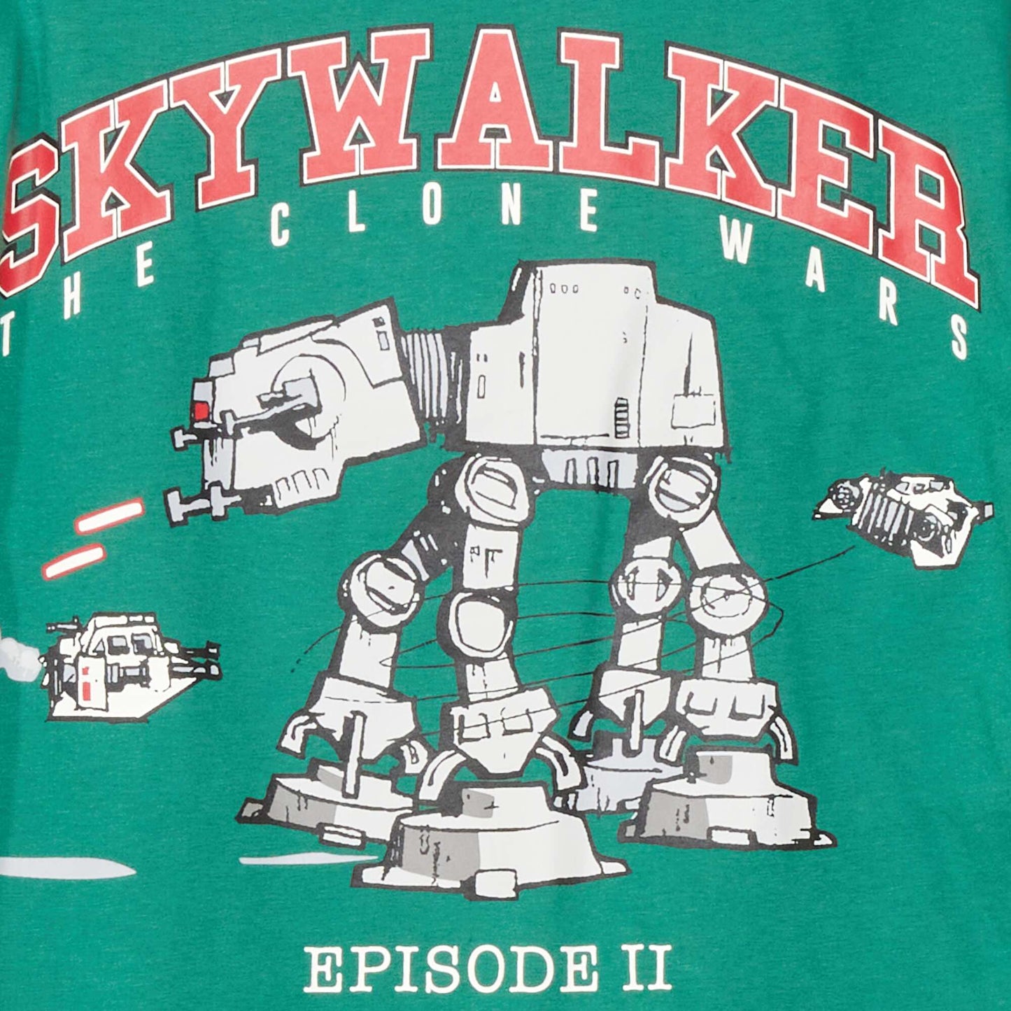 Short-sleeved 'Star Wars' T-shirt GREEN_SKYW