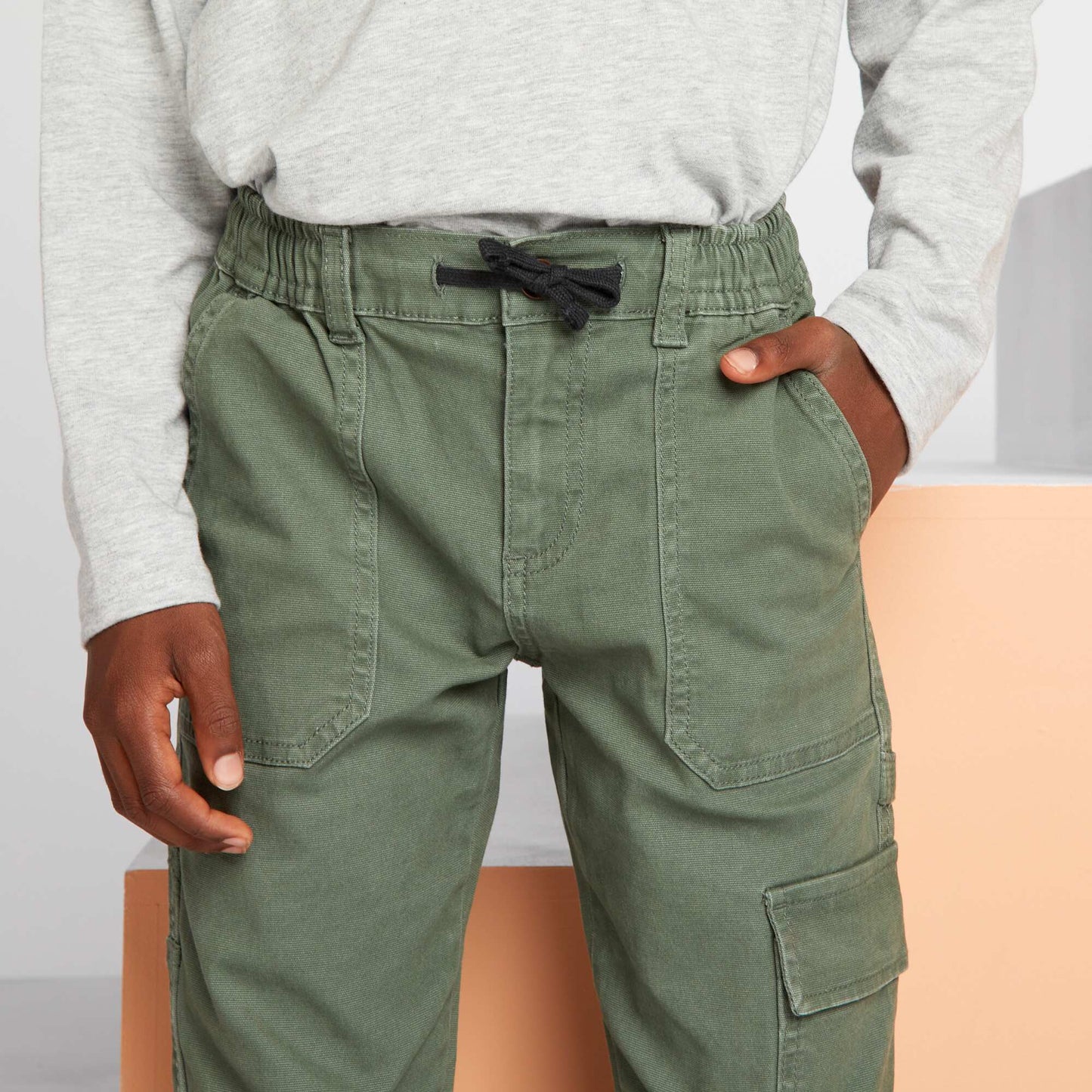 Multi-pocket trousers Khaki