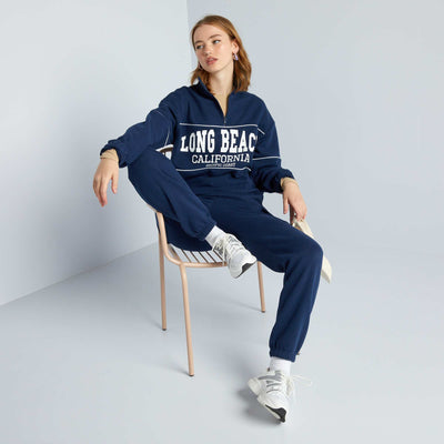High zip-neck sweatshirt SNOWLONGBE