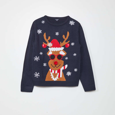 Christmas jumper NAVY_KIDNEY