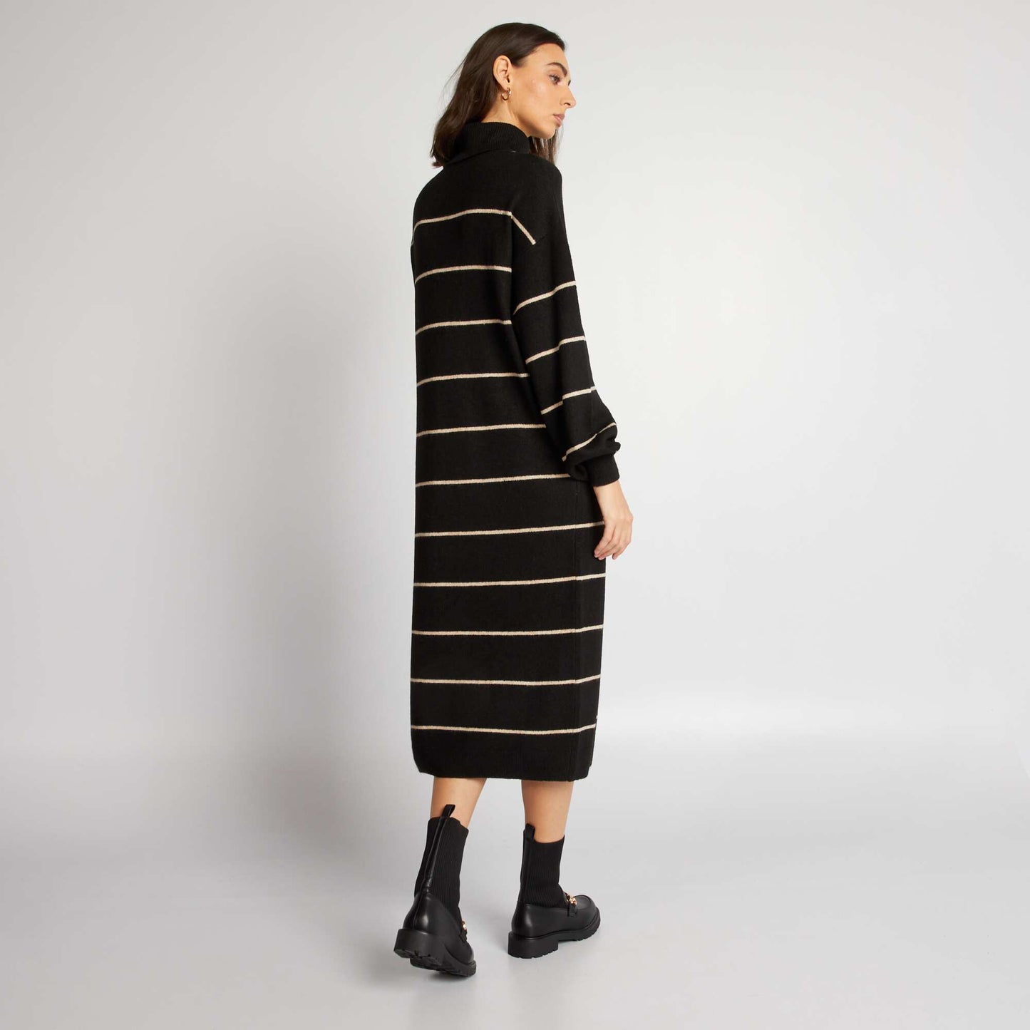 High-neck jumper dress AOSTRIPE