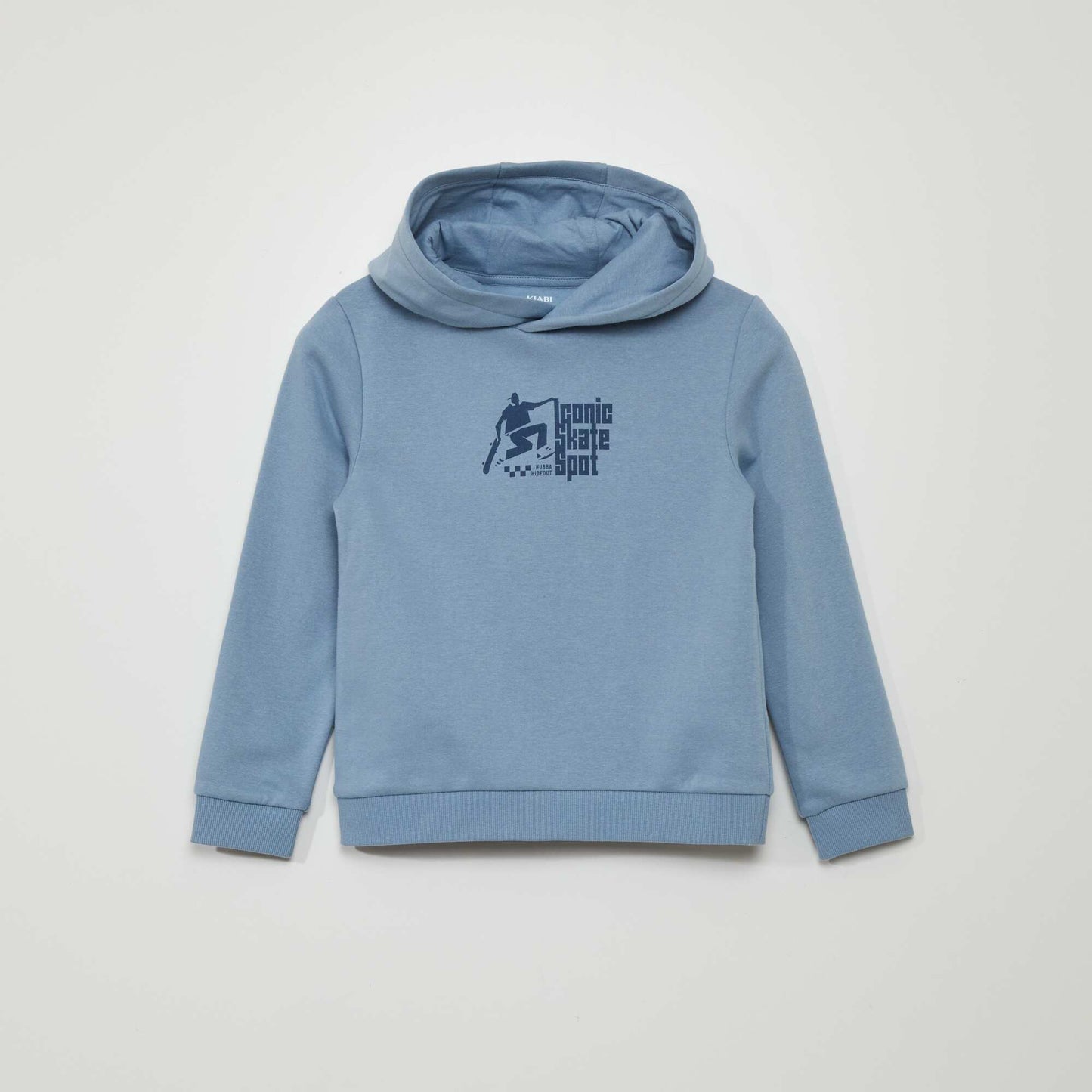 Sweatshirt fabric hoodie BLUE