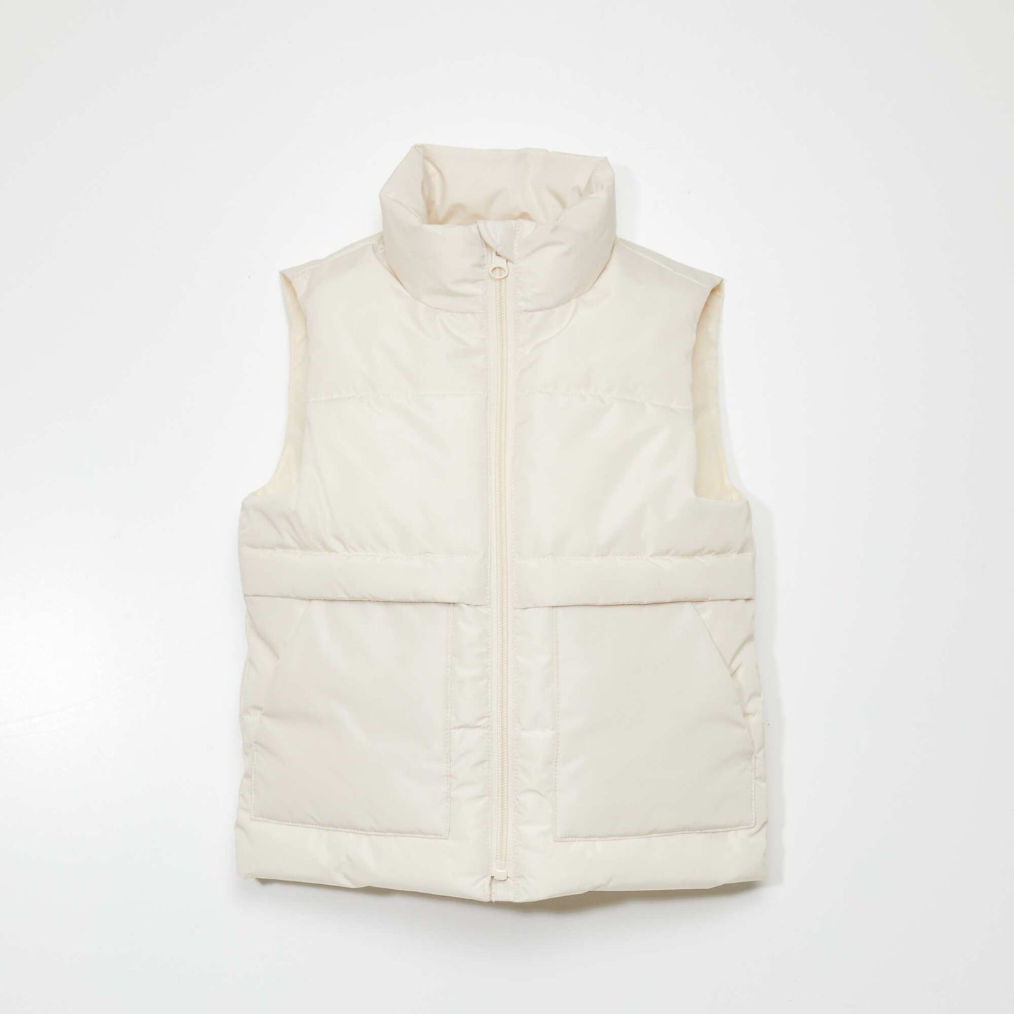 Quilted bodywarmer WHITE EGG