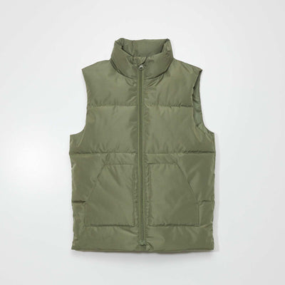 Quilted bodywarmer GREEN