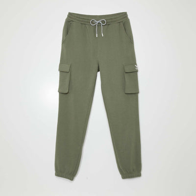 Jogging bottoms with pockets WHITE