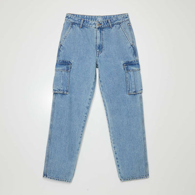 Multi-pocket trousers BLUE
