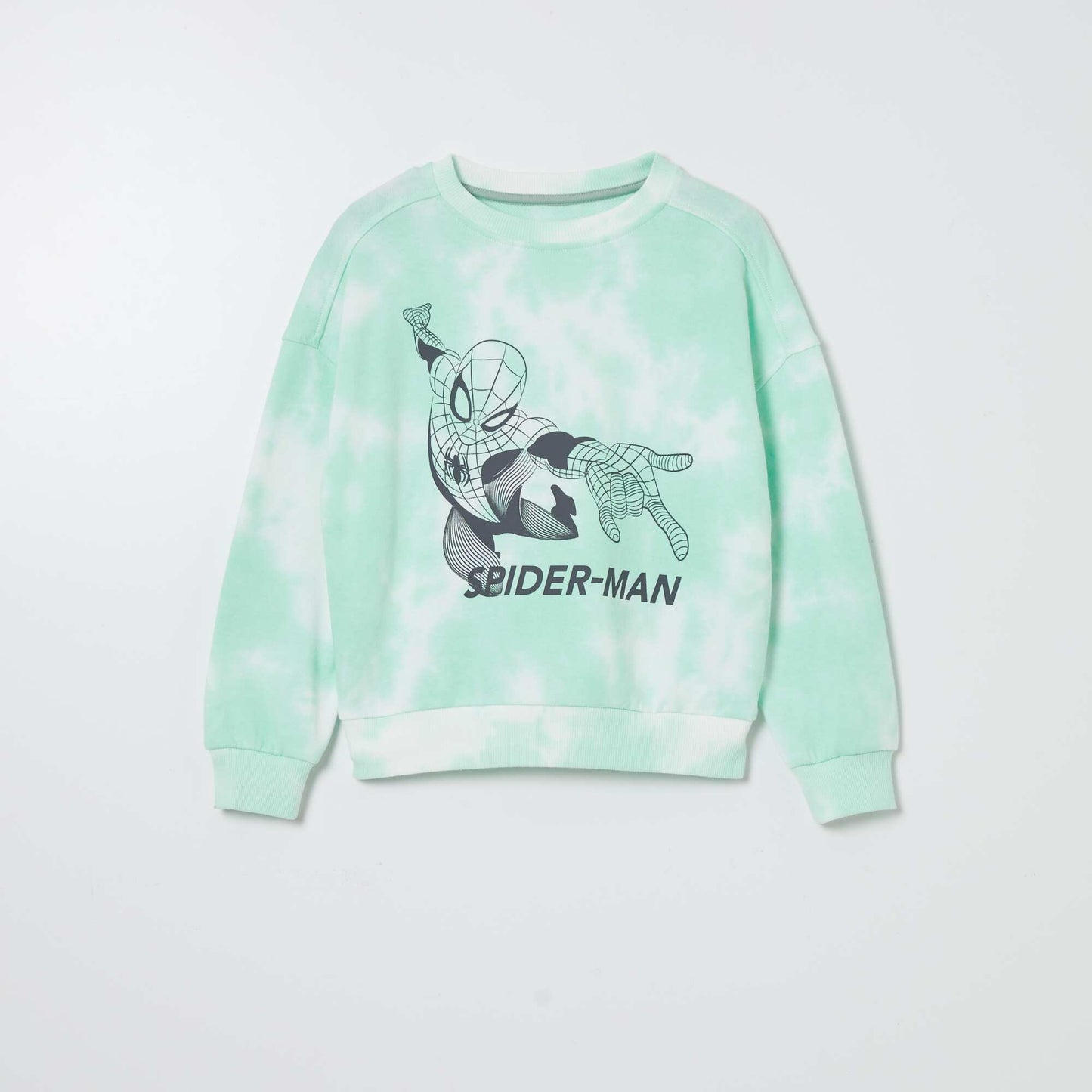 Spider-Man tie-dye sweatshirt GREEN