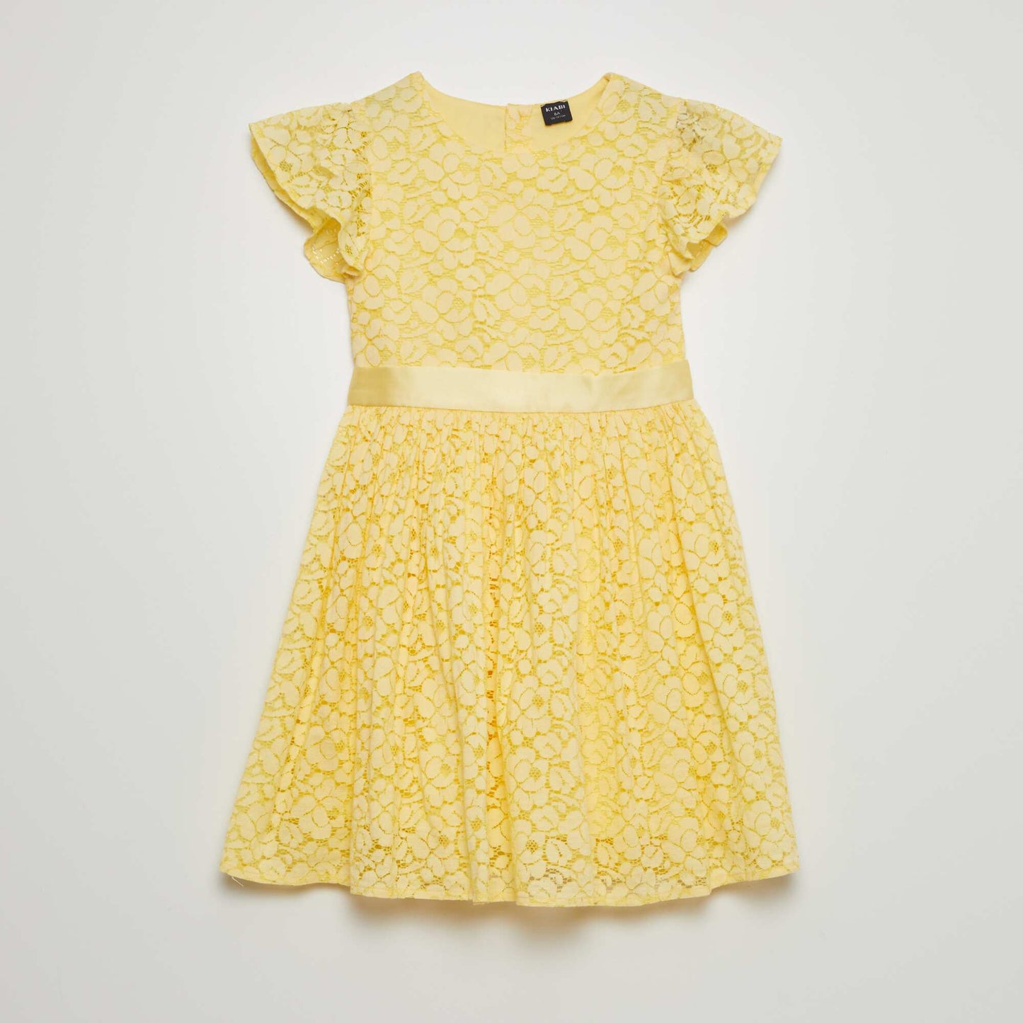 Lace party dress YELLOW