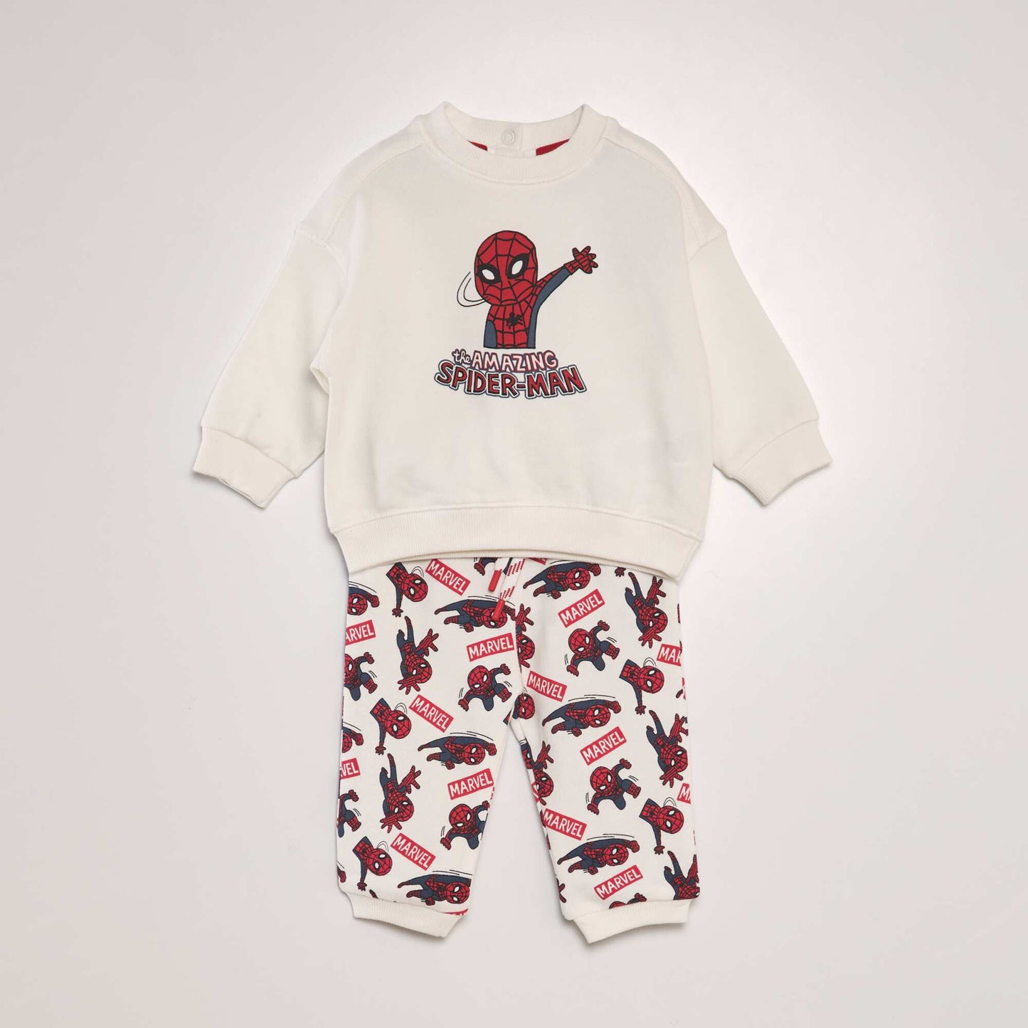 Marvel Spider-Man sweatshirt and joggers set - 2-piece set WHITE